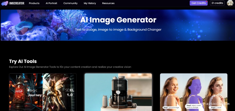 ImgCreator AI: Powerful AI Image Generator from Text or Reference Image